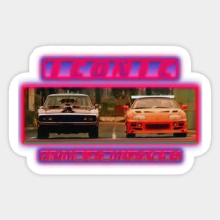 Muscle vs Jdm Sticker